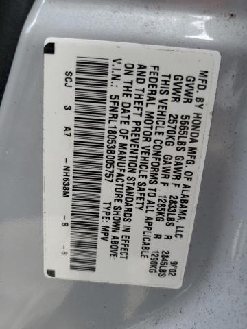 Photo 13 VIN: 5FNRL18053B005757 - HONDA ODYSSEY EX 