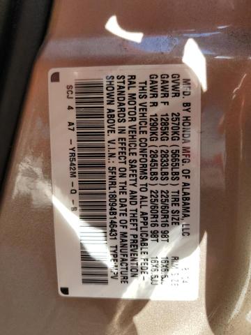 Photo 12 VIN: 5FNRL18094B146431 - HONDA ODYSSEY EX 