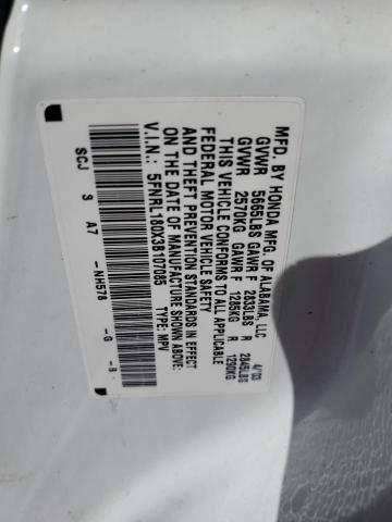 Photo 12 VIN: 5FNRL180X3B107085 - HONDA ODYSSEY EX 