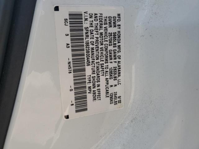 Photo 12 VIN: 5FNRL18623B004456 - HONDA ODYSSEY EX 