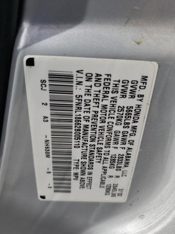 Photo 12 VIN: 5FNRL18662B005110 - HONDA ODYSSEY EX 