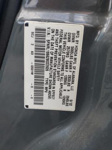 Photo 12 VIN: 5FNRL18662B022926 - HONDA ODYSSEY EX 