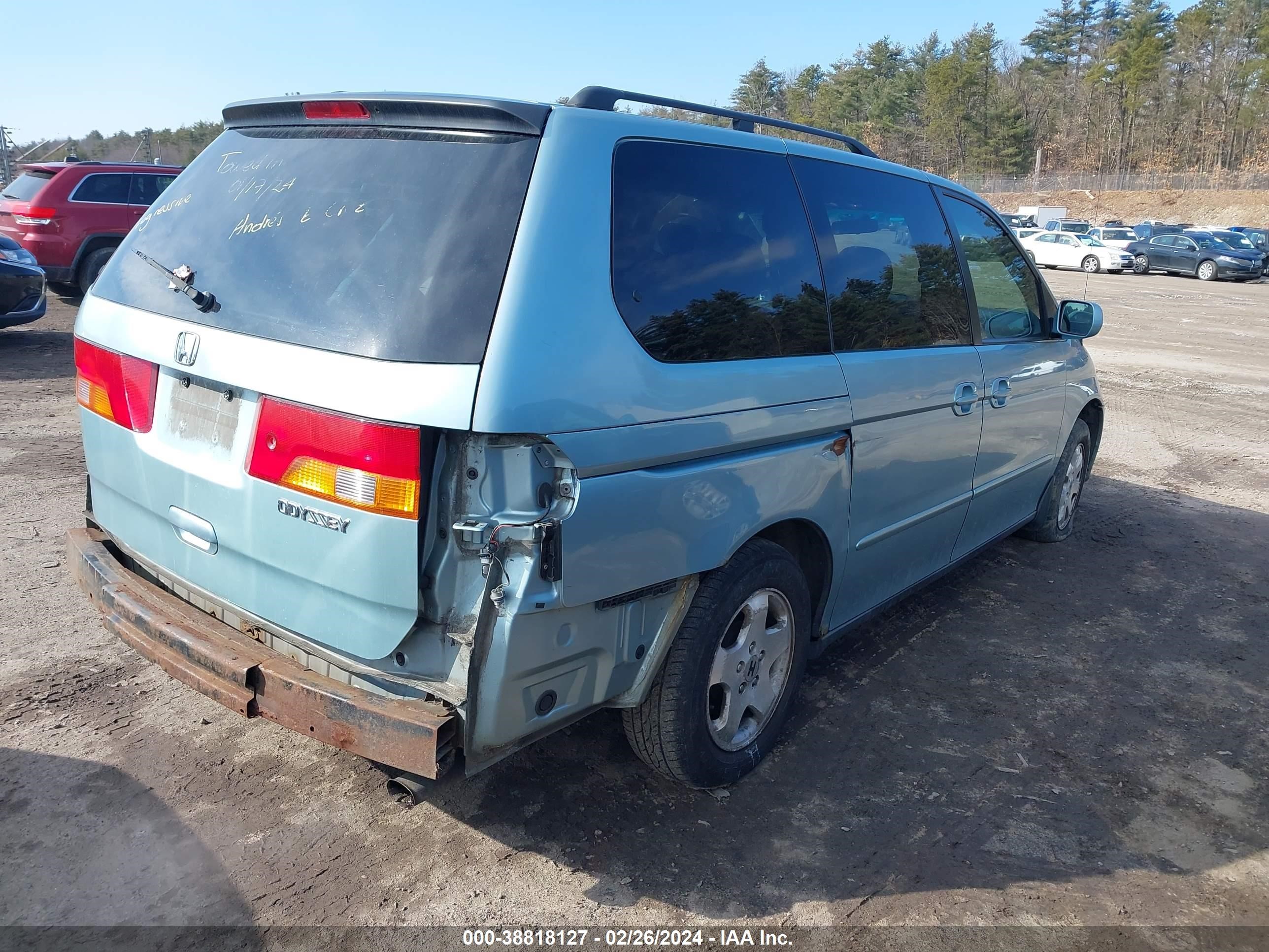 Photo 3 VIN: 5FNRL18763B053314 - HONDA ODYSSEY 