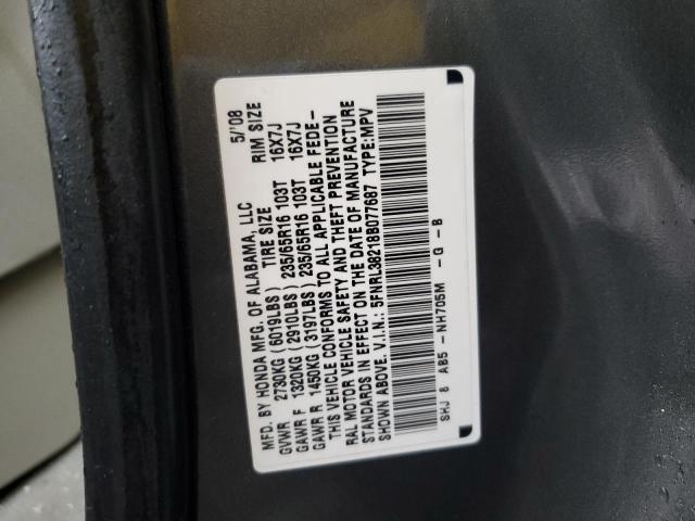 Photo 12 VIN: 5FNRL38218B077687 - HONDA ODYSSEY LX 