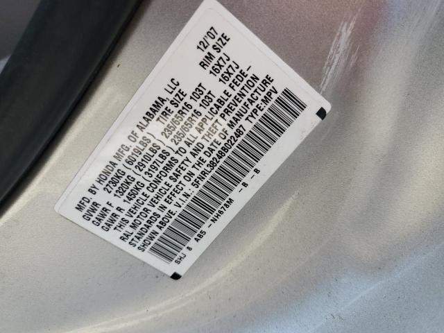 Photo 12 VIN: 5FNRL38248B022487 - HONDA ODYSSEY LX 