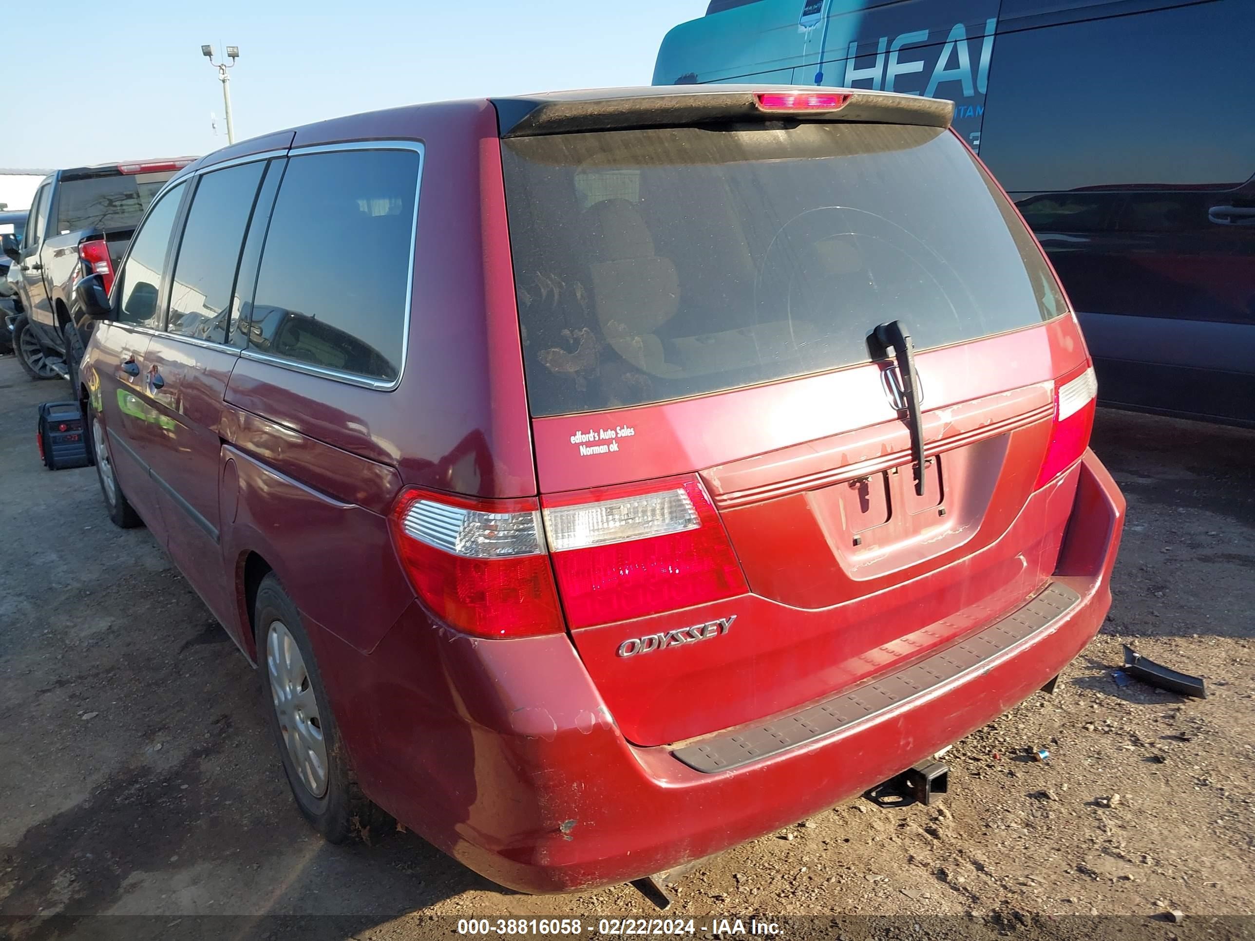 Photo 2 VIN: 5FNRL38266B076211 - HONDA ODYSSEY 