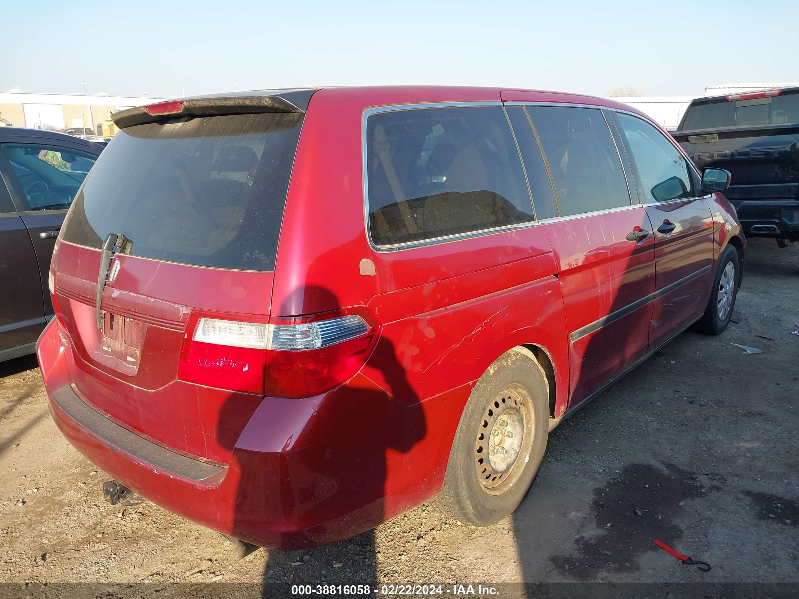 Photo 3 VIN: 5FNRL38266B076211 - HONDA ODYSSEY 