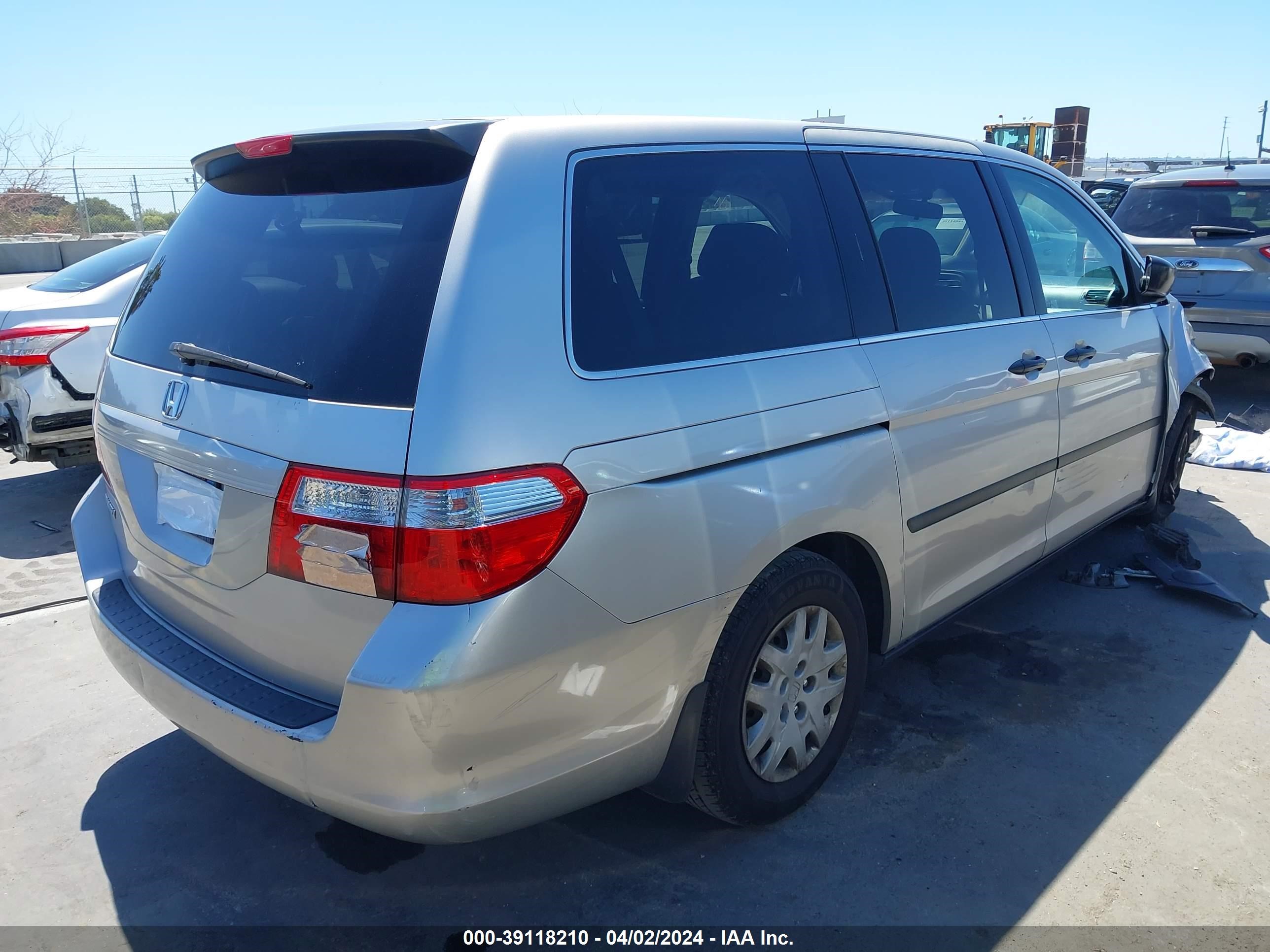 Photo 3 VIN: 5FNRL38277B137244 - HONDA ODYSSEY 