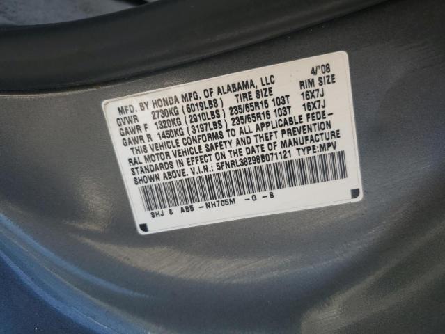 Photo 12 VIN: 5FNRL38298B071121 - HONDA ODYSSEY LX 