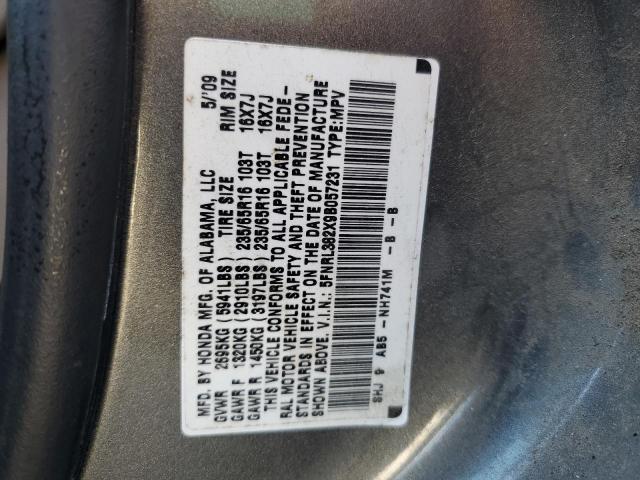 Photo 12 VIN: 5FNRL382X9B057231 - HONDA ODYSSEY LX 