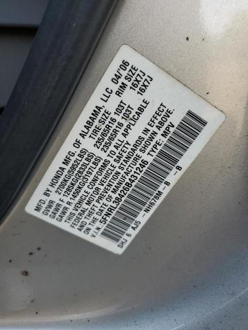 Photo 12 VIN: 5FNRL38426B431246 - HONDA ODYSSEY EX 