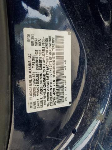 Photo 12 VIN: 5FNRL38427B013738 - HONDA ODYSSEY EX 