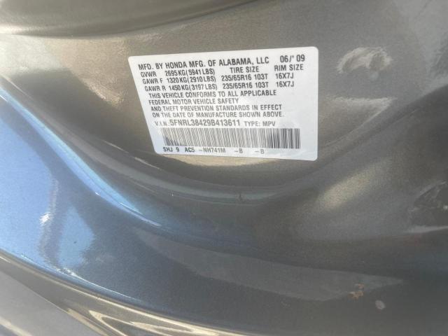 Photo 9 VIN: 5FNRL38429B413611 - HONDA ODYSSEY EX 