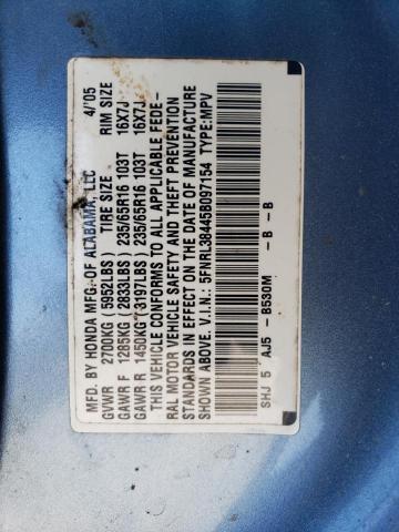 Photo 12 VIN: 5FNRL38445B097154 - HONDA ODYSSEY EX 