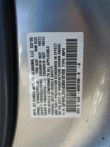 Photo 12 VIN: 5FNRL38445B410168 - HONDA ODYSSEY EX 