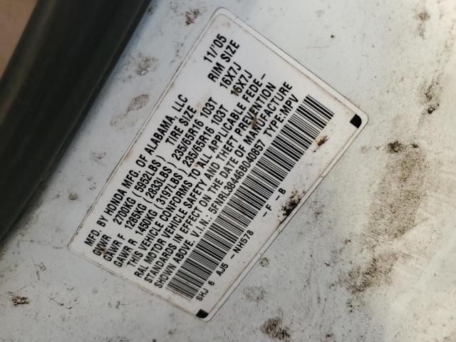 Photo 12 VIN: 5FNRL38446B040857 - HONDA ODYSSEY EX 