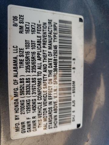 Photo 12 VIN: 5FNRL38446B129246 - HONDA ODYSSEY EX 