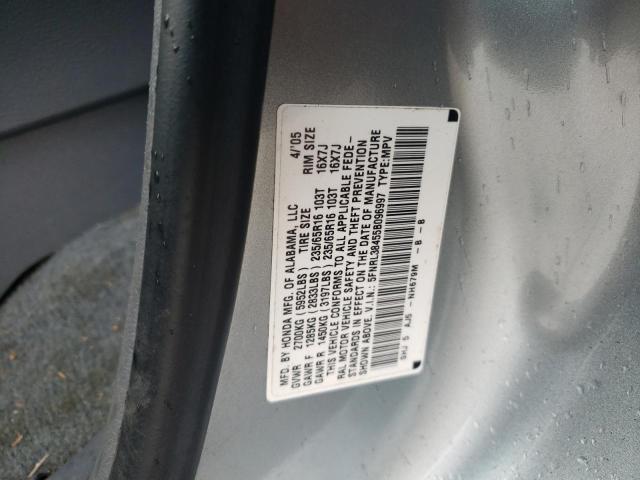 Photo 12 VIN: 5FNRL38455B096997 - HONDA ODYSSEY EX 