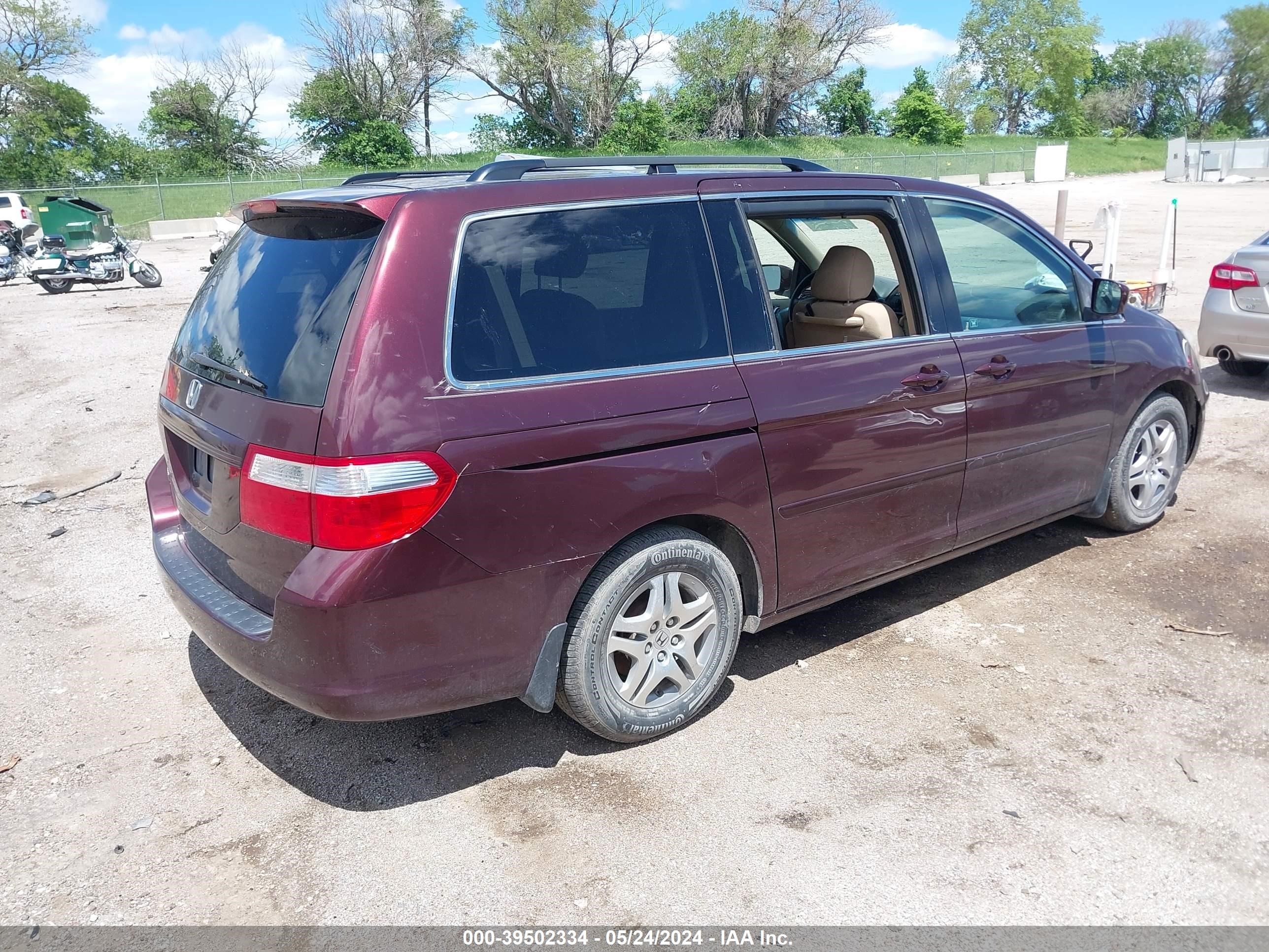 Photo 3 VIN: 5FNRL38457B020392 - HONDA ODYSSEY 