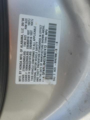 Photo 12 VIN: 5FNRL38457B407413 - HONDA ODYSSEY EX 