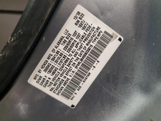 Photo 12 VIN: 5FNRL38459B033016 - HONDA ODYSSEY EX 