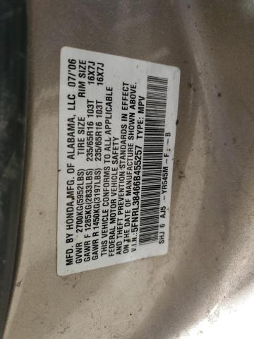 Photo 12 VIN: 5FNRL38466B455257 - HONDA ODYSSEY EX 