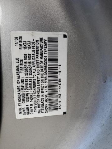 Photo 13 VIN: 5FNRL38479B030604 - HONDA ODYSSEY EX 