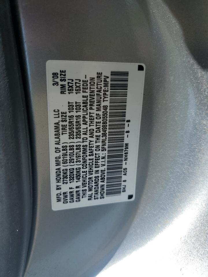 Photo 13 VIN: 5FNRL38498B055048 - HONDA ODYSSEY 