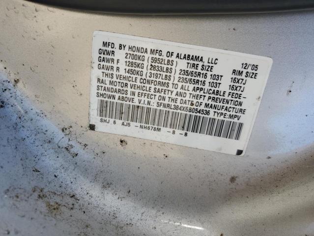 Photo 11 VIN: 5FNRL384X6B054536 - HONDA ODYSSEY EX 