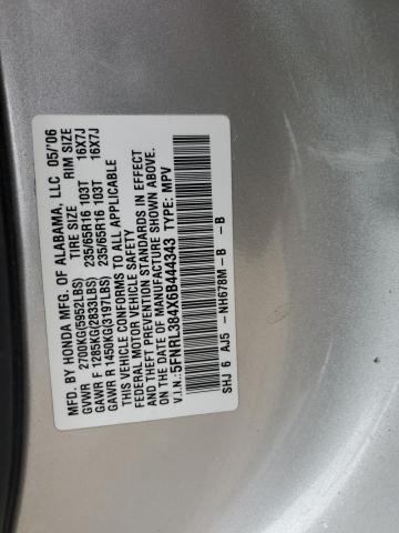 Photo 12 VIN: 5FNRL384X6B444343 - HONDA ODYSSEY EX 