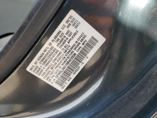 Photo 13 VIN: 5FNRL38615B422036 - HONDA ODYSSEY EX 