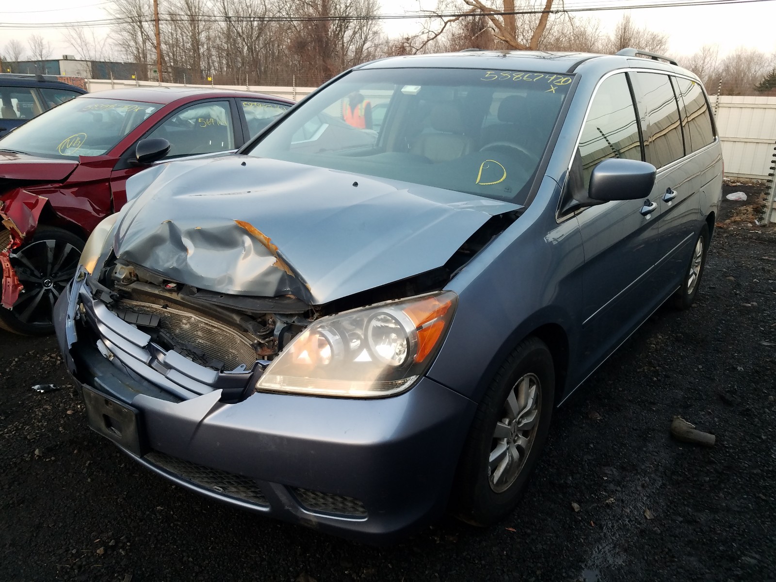 Photo 1 VIN: 5FNRL38618B110237 - HONDA ODYSSEY EX 