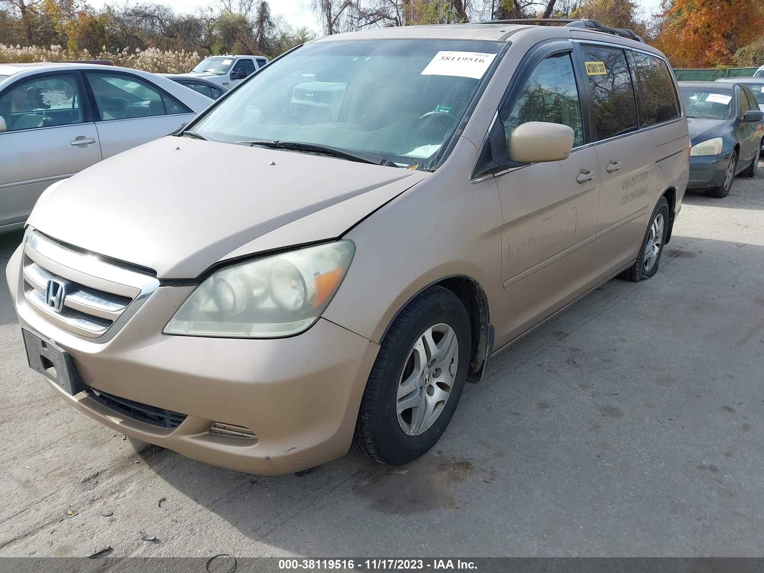 Photo 1 VIN: 5FNRL38626B059988 - HONDA ODYSSEY 