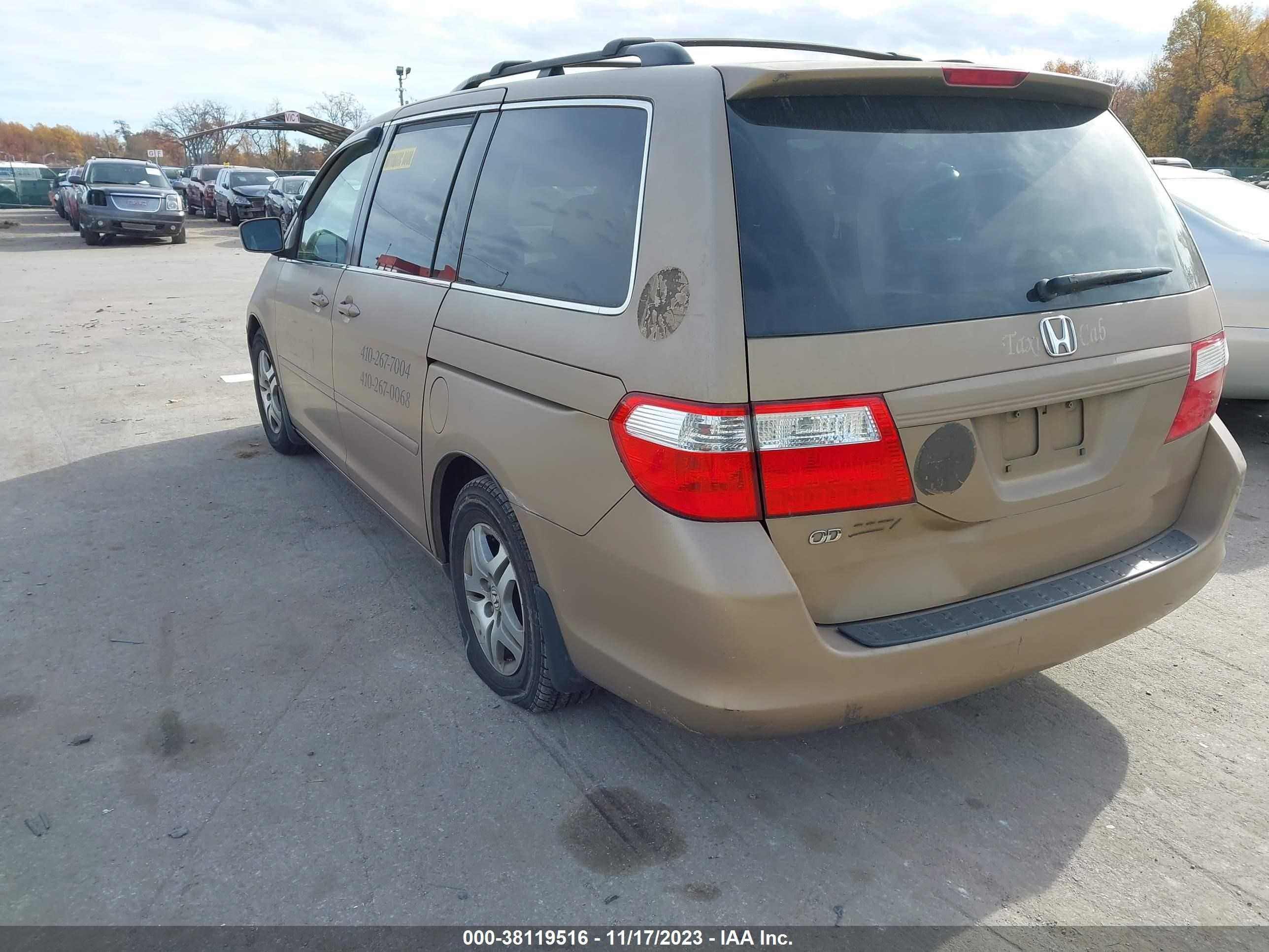 Photo 2 VIN: 5FNRL38626B059988 - HONDA ODYSSEY 