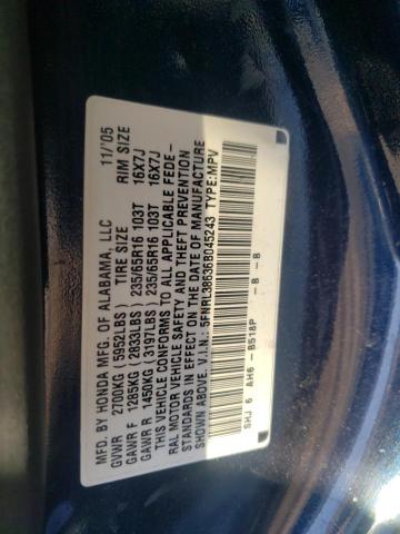 Photo 11 VIN: 5FNRL38636B045243 - HONDA ODYSSEY EX 