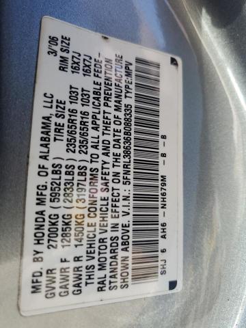 Photo 12 VIN: 5FNRL38636B088335 - HONDA ODYSSEY EX 