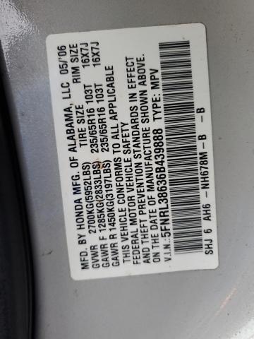 Photo 12 VIN: 5FNRL38636B439888 - HONDA ODYSSEY 