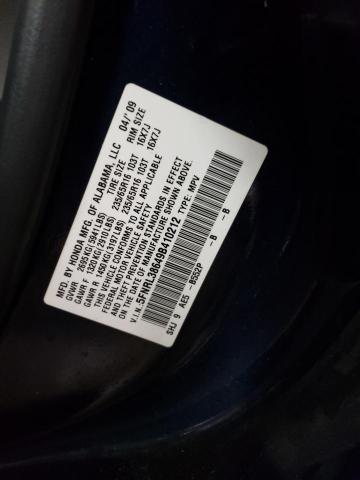 Photo 12 VIN: 5FNRL38649B410212 - HONDA ODYSSEY EX 