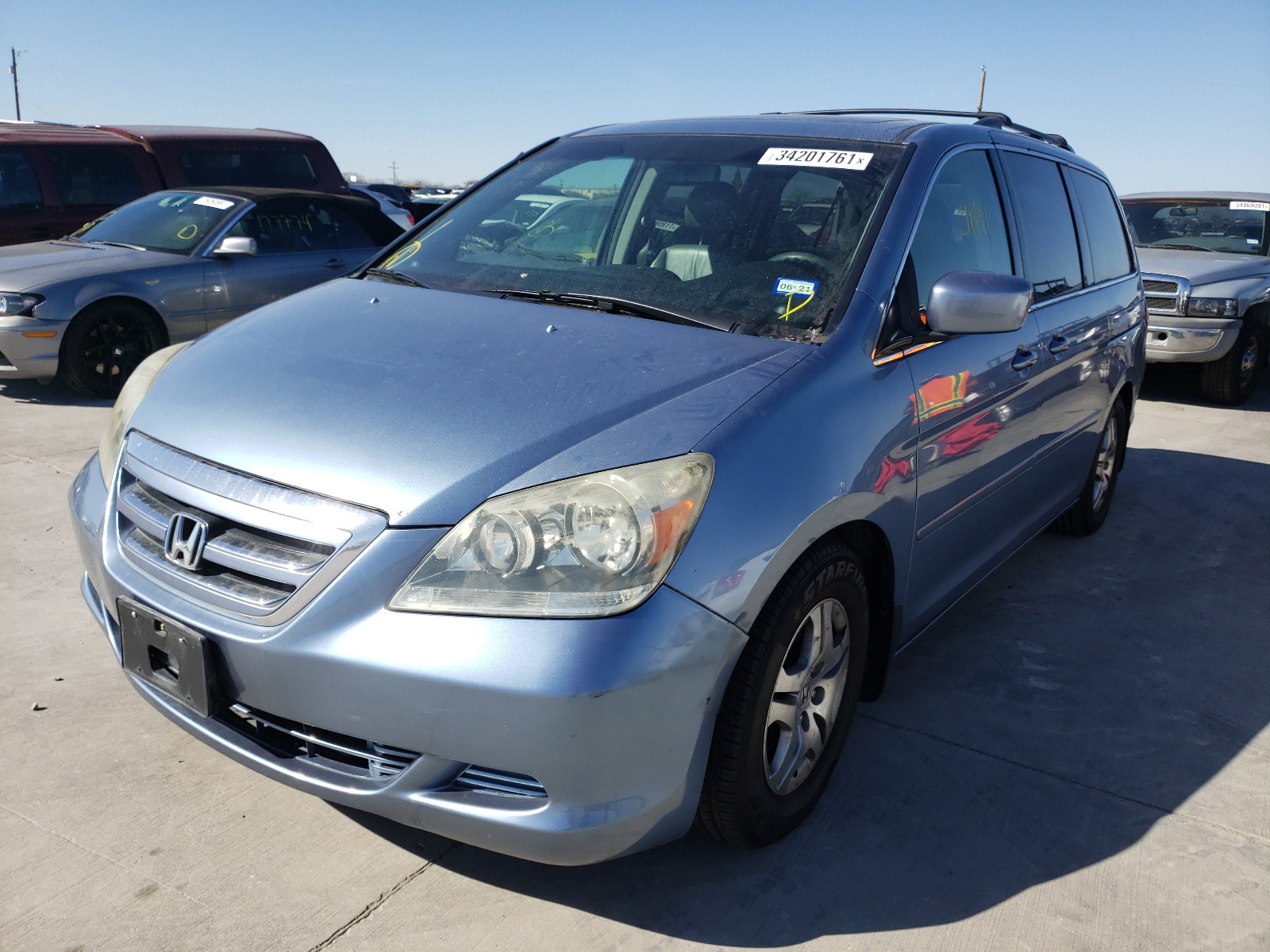 Photo 1 VIN: 5FNRL38665B125621 - HONDA ODYSSEY EX 