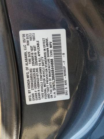 Photo 12 VIN: 5FNRL38666B444888 - HONDA ODYSSEY EX 