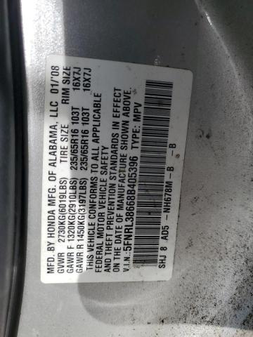 Photo 12 VIN: 5FNRL38668B405396 - HONDA ODYSSEY EX 