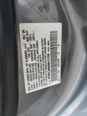 Photo 12 VIN: 5FNRL38669B412169 - HONDA ODYSSEY EX 