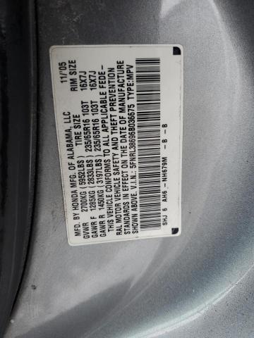 Photo 13 VIN: 5FNRL38696B036675 - HONDA ODYSSEY EX 