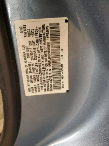 Photo 11 VIN: 5FNRL38699B040987 - HONDA ODYSSEY EX 