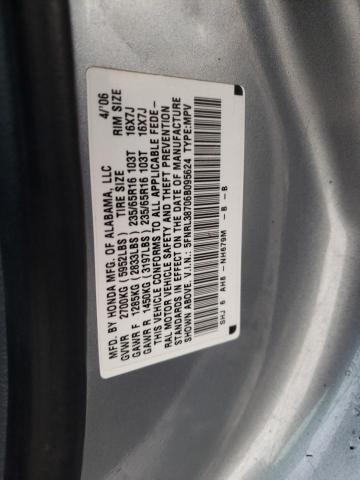 Photo 11 VIN: 5FNRL38706B095624 - HONDA ODYSSEY 