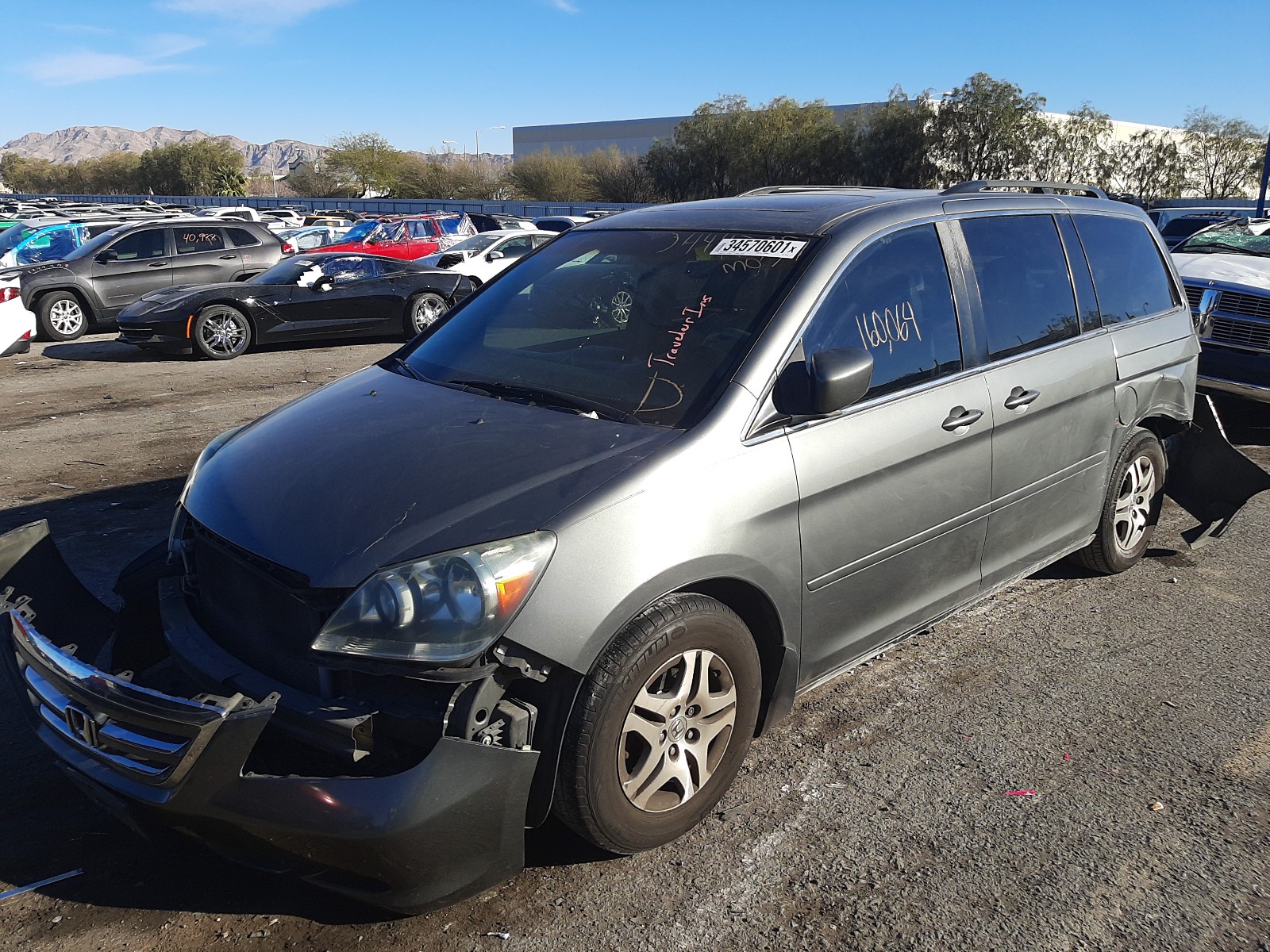 Photo 1 VIN: 5FNRL38707B420113 - HONDA ODYSSEY EX 