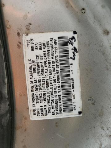 Photo 12 VIN: 5FNRL38715B125373 - HONDA ODYSSEY EX 