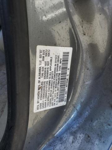 Photo 11 VIN: 5FNRL38717B434750 - HONDA ODYSSEY EX 