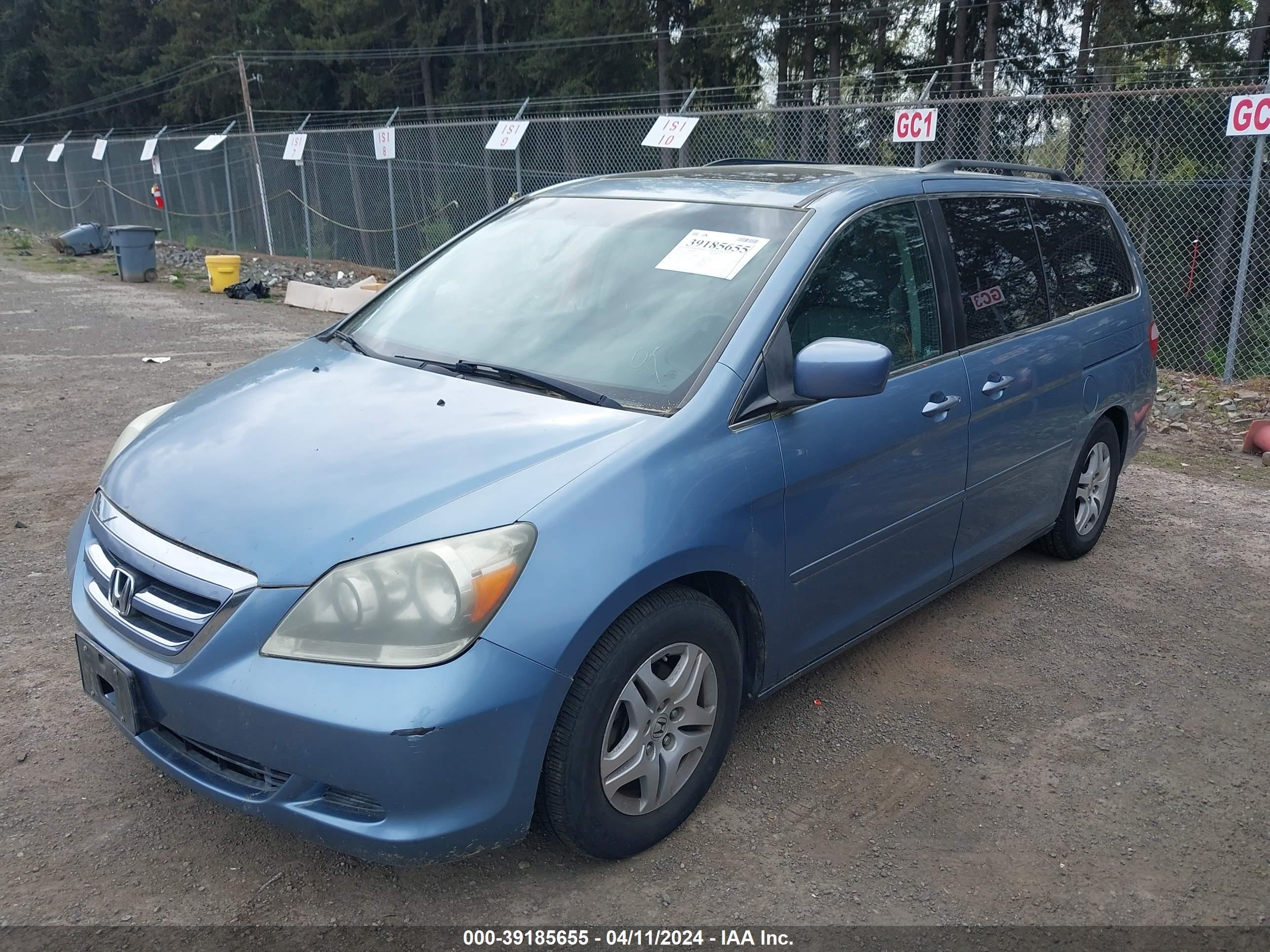 Photo 1 VIN: 5FNRL38727B075652 - HONDA ODYSSEY 