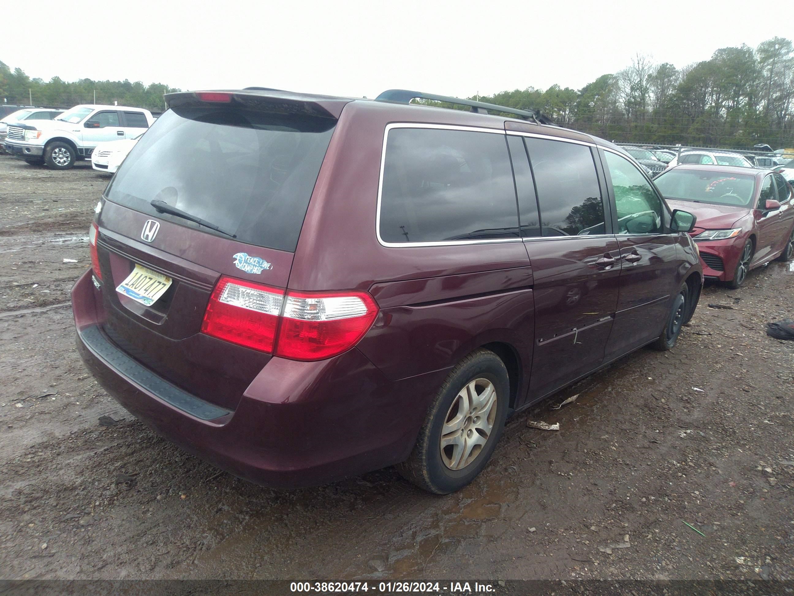 Photo 3 VIN: 5FNRL38727B457597 - HONDA ODYSSEY 